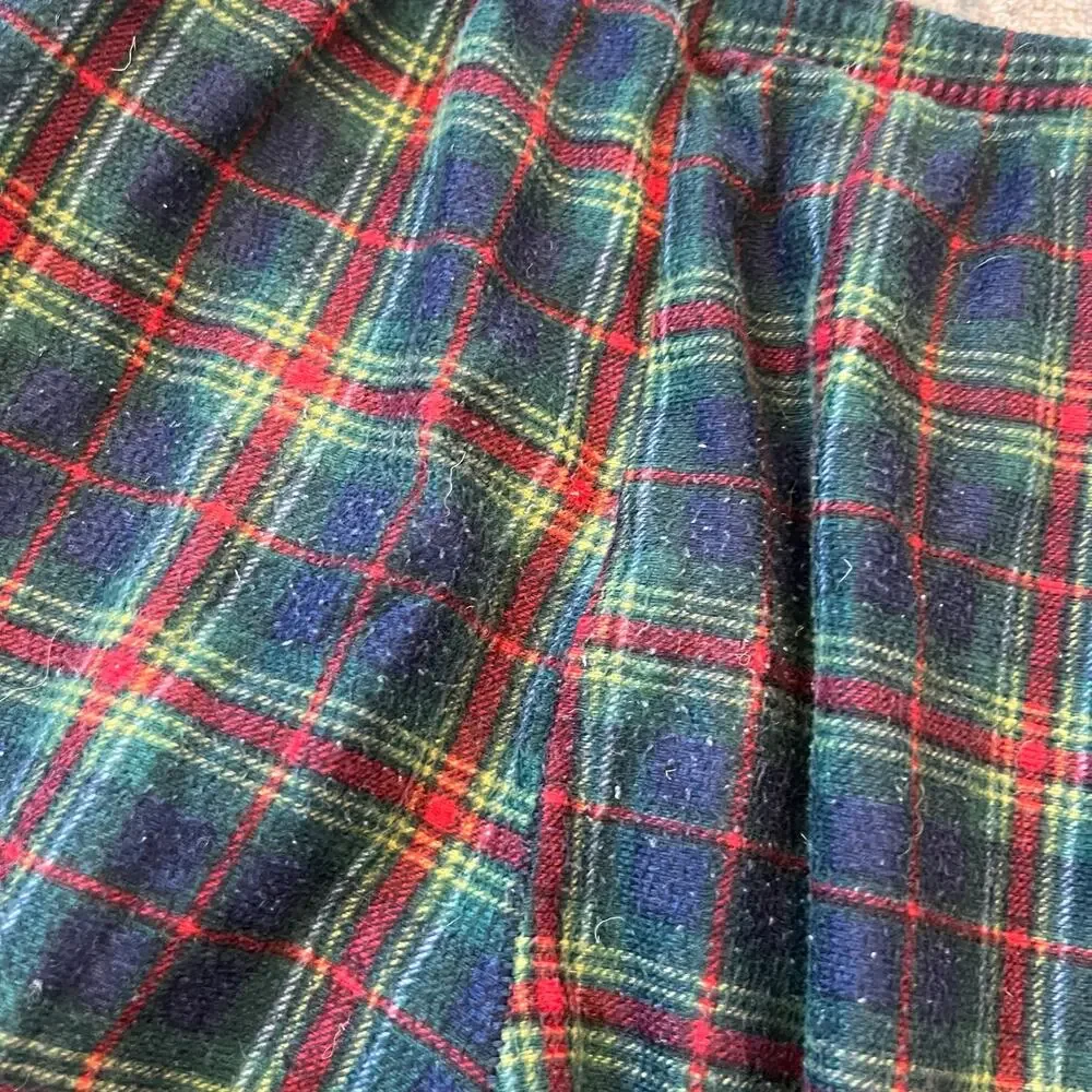 Vintage OshKosh B'gosh Patchwork Plaid Flannel Pajama Set 6